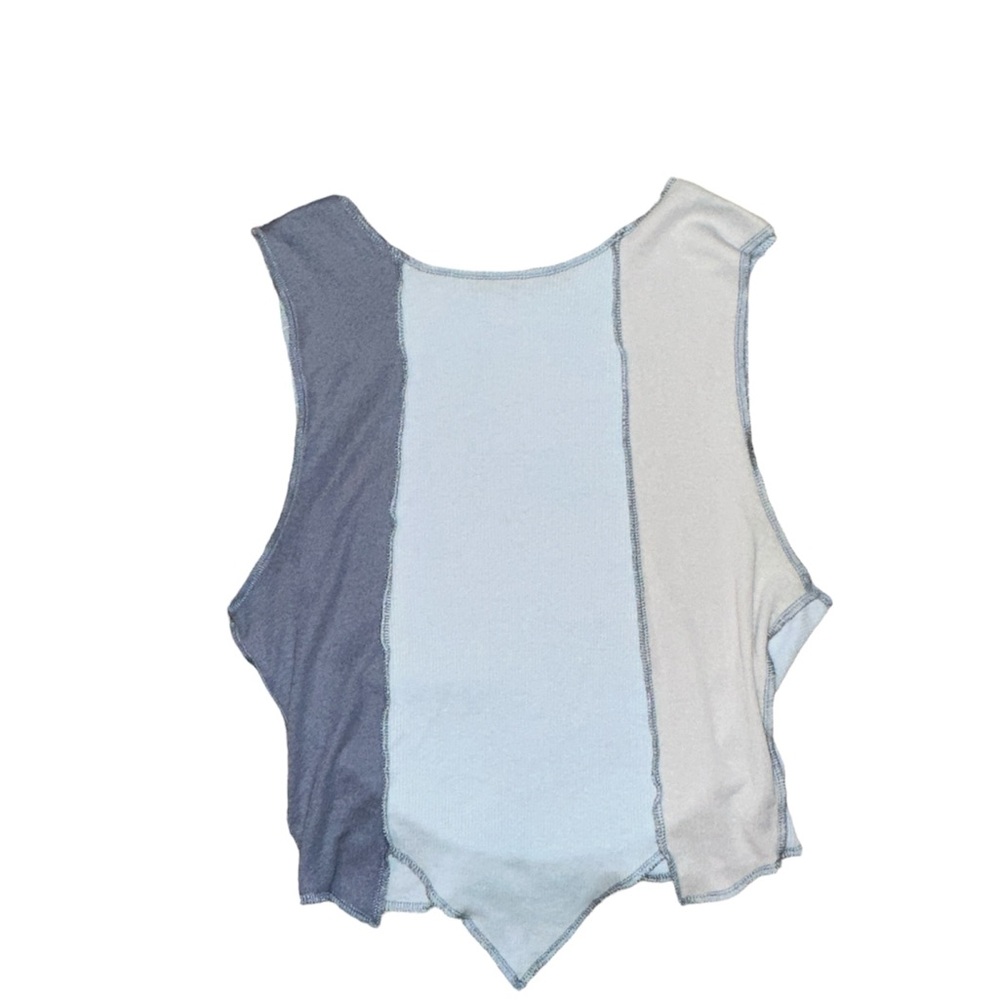 3 tone stitch tank